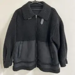 B-3 スウェード　ボア　フェイクムートン　ブルゾン　ジャケット