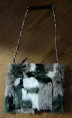 ☆新品未使用☆ DIESEL ディーゼル もこもこ ファーショルダー バッグ