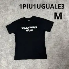 1PIU1UGUALE3 ウノピュウ　半袖Tシャツ　3Dロゴ　グラフィック　Mのサムネイル