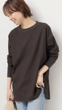 ジャーナルスタンダード　TCワッフルオーバーサイズロングスリーブTシャツ
