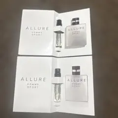 CHANELアリュールオムスポーツオードゥトワレットヴァポリザター　サンプル2本