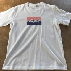 [新品未使用]NANGA 半袖Tシャツ ホワイト　イラストプリント