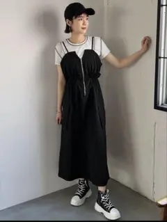 SHIEN ブラックキャミワンピース 売り切れ品 Mサイズ