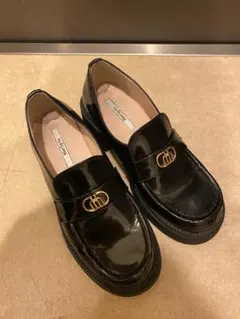 Her lip to Toris Logo Loafers 38サイズ ブラック - メルカリ