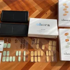 ohora ジェルランプ、ネイルシールセット