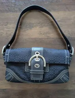 ​【美品】COACH コーチ ソーホー シグネチャー ショルダーバッグ