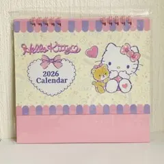 ハローキティ　２０２６年　卓上カレンダー　サンリオ　キティちゃん　匿名配送　新品