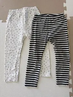 【ユニクロ】キッズ レギンス 100cm 2枚セット