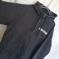 NIKE ワンポイント フルジップ フーディ パーカー 黒JUST DO IT