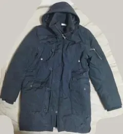 THE SHOP TK/M/コート/黒/ブラック/ダウンジャケット/フード付き