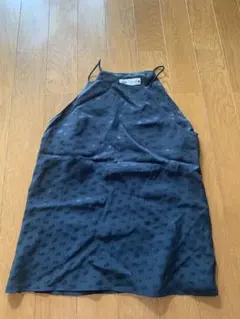 ZARA サテンホルダー　ネックトップス　キャミソール