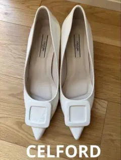 CELFORD パンプス ホワイト 38のサムネイル