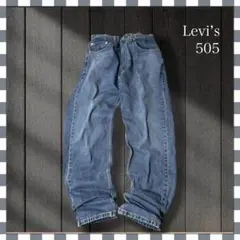 ま*a様 4453/リーバイス505ストレートデニムジーンズ36x32