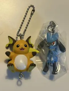 ポケットモンスター つまんでつなげてマスコット14 ルカリオ　ライチュウ