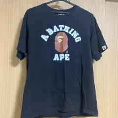 A BATHING APE ブラック Tシャツ
