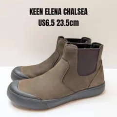 KEEN キーン エレナ チェルシー 23.5cm サイドゴア ブラウン