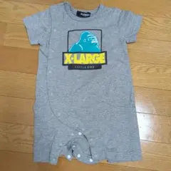 【美品】X-LARGE ロンパース 80サイズ グレー