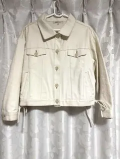 MISCH MASCH ミッシュマッシュ　デニムジャケット　Gジャン　アイボリー