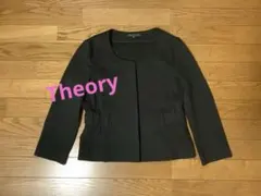 Theory ノーカラージャケット ブラック サイズ2のサムネイル