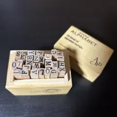 ALPHABET アルファベットスタンプ 26個セット