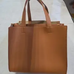 ANY HIMMEL トートバッグ キャメル