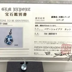 2026年最新】ネックレス ブルートパーズペンダント ホワイトゴールド 