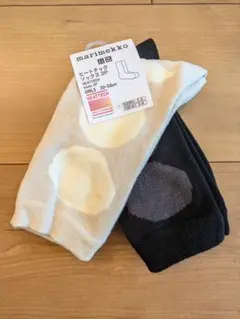 ユニクロ marimekko HEATTECHソックス 20〜24cm