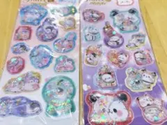 ウォーターシール2枚セット　平成女児　シャカシャカシール