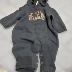 GAP フード付きロンパース ネイビー