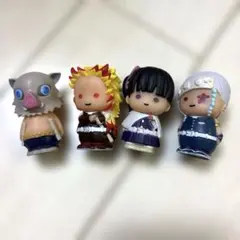 鬼滅の刃　トレーディングゆびにんぎょう　4体セット