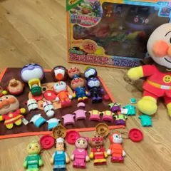 アンパンマン アンパンマン号とただんだん ぬいぐるみフィギュアセット