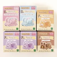 シルバニアファミリー キラキラくじ ハッピースイーツ E賞 F賞 6点 セット