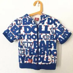 BABY DOLL 半袖パーカー フード付き 110cm