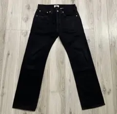 00s Levi's 501 0660 W32 後染め ブラック デニムパンツのサムネイル