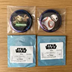 スターウォーズ ホログラム缶バッジコレクション ヨーダ BB-8のサムネイル
