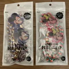 携帯ロープストラップ　ミッキー　ミニー