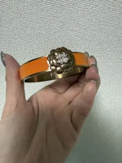 Folli Follie　フォリフォリ　サントリー二フラワー　バングル　エナメル