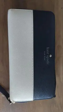 Kate Spade 長財布 ホワイト ブラック