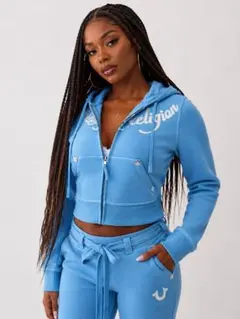 TRUE RELIGION ストーンロゴ Zip Hoodie（XS） - メルカリ