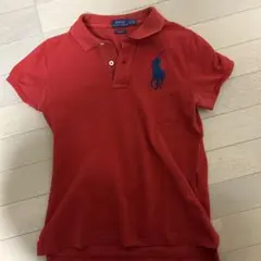 ラルフ・ローレン 赤 ポロシャツ
