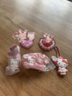 メゾピアノ×ハローキティ カプセルラバーマスコット アクリルスタンド