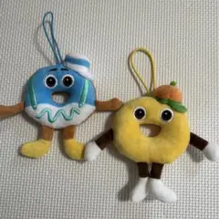 BabyBus ドーナツ ぬいぐるみ マスコット 2種セットのサムネイル