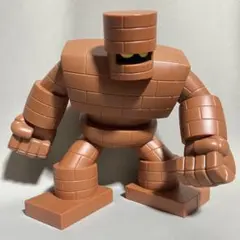 ドラゴンクエスト　ビッグフィギュア　ゴーレム　ブロックスタイル フィギュア 茶色