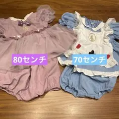 【ハロウィンにも！】バースデイドレス　ラプンツェル80、アリス70