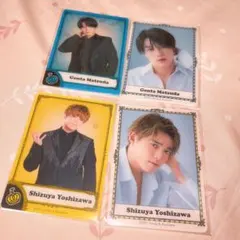 TravisJapan 吉澤閑也 松田元太 トレカ 4枚セット
