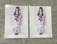 乃木坂46 川﨑桜　生写真　ヒキ　2枚　2023