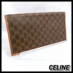 CELINE セリーヌ 長財布 札入れ ブラウン マカダム柄　イタリア製　М06