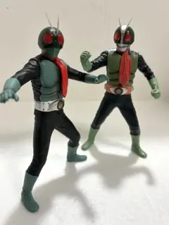 ソフビ魂 仮面ライダー　・旧1号(桜島版) ・旧2号　セットのサムネイル