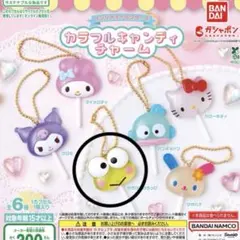 サンリオキャラクターズ カラフルキャンディチャーム　けろけろけろっぴ