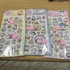 ちいかわ　肉球シール　3枚セット